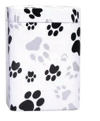 Pet memorial metal tin for keepsakes and remembrance