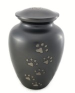 Silver with Paw Prints